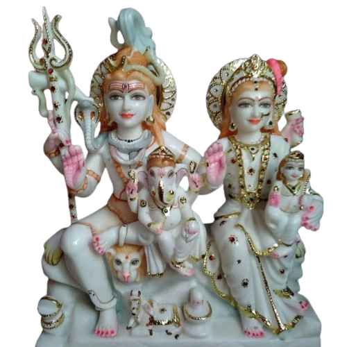 Statue Of Shiva Family