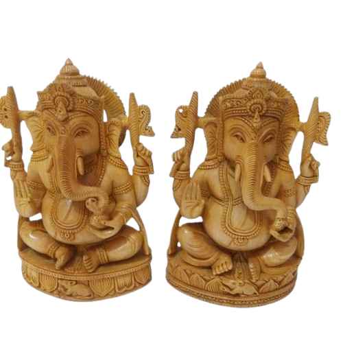 Wooden Ganesh